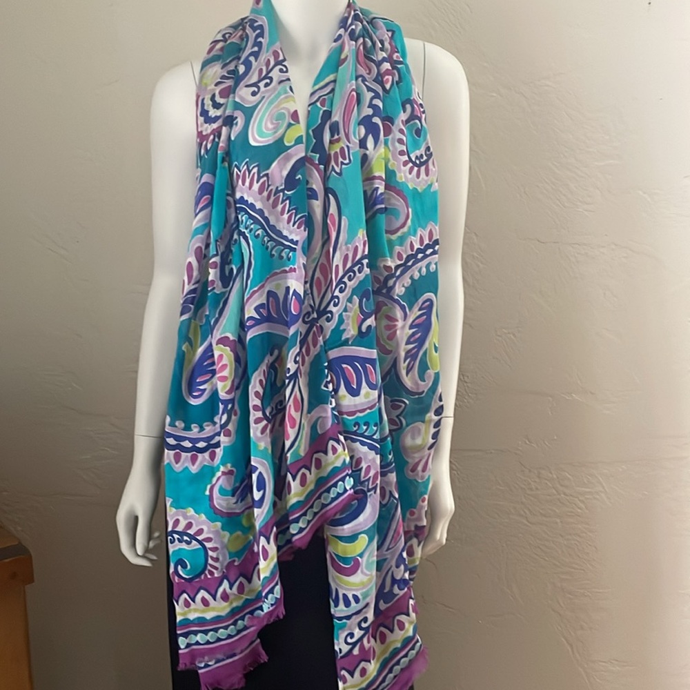 Vera Bradley Vibrant Multicolor Scarf